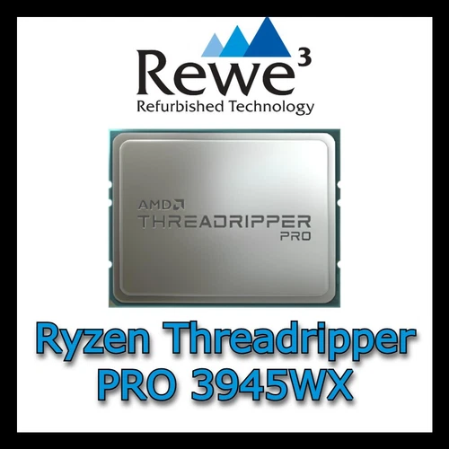 AMD Ryzen Threadripper PRO  3945WX 12‑Core 4.0 GHz Socket sWRX8 | 100-000000168