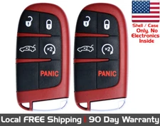 Lot 2x New Replacement Remote Key Fob SHELL / CASE for Dodge Chrysler Jeep