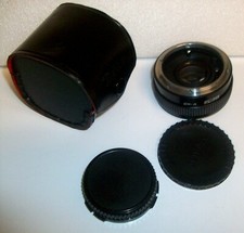 Vivitar Auto 2X Custom Tele-Converter Lens With Leather Case - Model 2X-4
