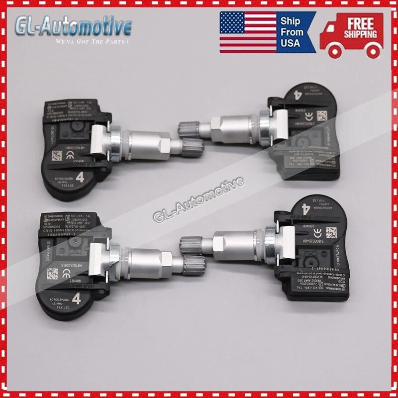 Juego de 4 sensores TPMS de neumáticos 40700-3VU0A para Nissan Rogue 2014 2015 2016 2017 NUEVO Foto 3 de 4