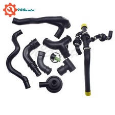 Válvula de tubo de manguera respirador cárter 1.8T 9 piezas para Audi A3 TT VW Jetta Seat Skoda