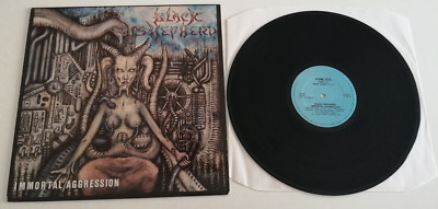 Black Shepherd    Immortal Aggression LP Punk Etc. Records 1988 Blue Labels
