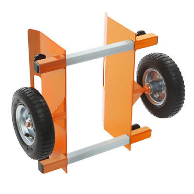 Panel Dolly Heavy Duty Slab Dolly Adjustable Drywall Mover with 8'' Wheels