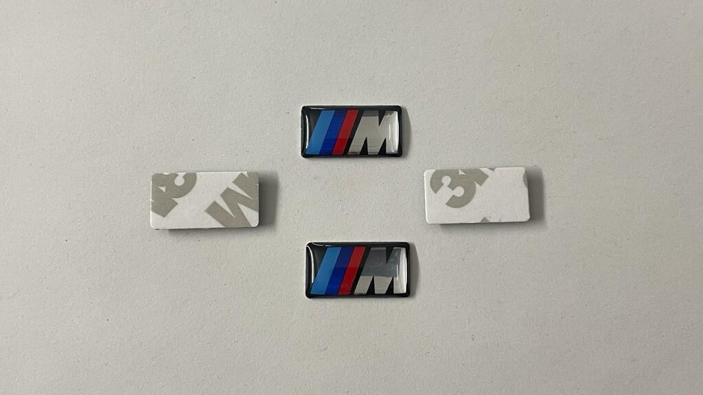 4x BMW M Felgenaufkleber/Plaketten für Alufelgen Selbstklebend  