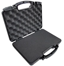 Hard Pistol Gun Case ALL COLORS .38 Revolver Handgun .45 ACP 9mm RUGER Lockable