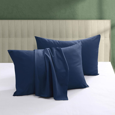 100% Egyptian Cotton Zippered Toddler Pillowcases Set of 4, 600 Thread Count Sma