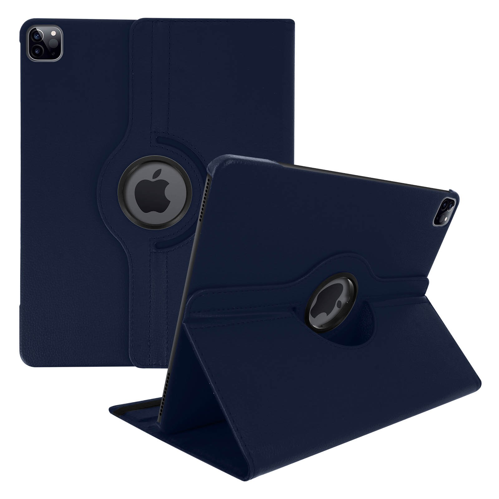 Funda libro iPad Pro 12.9 rotative 360 avec support multi-angles bleu azur - 2
