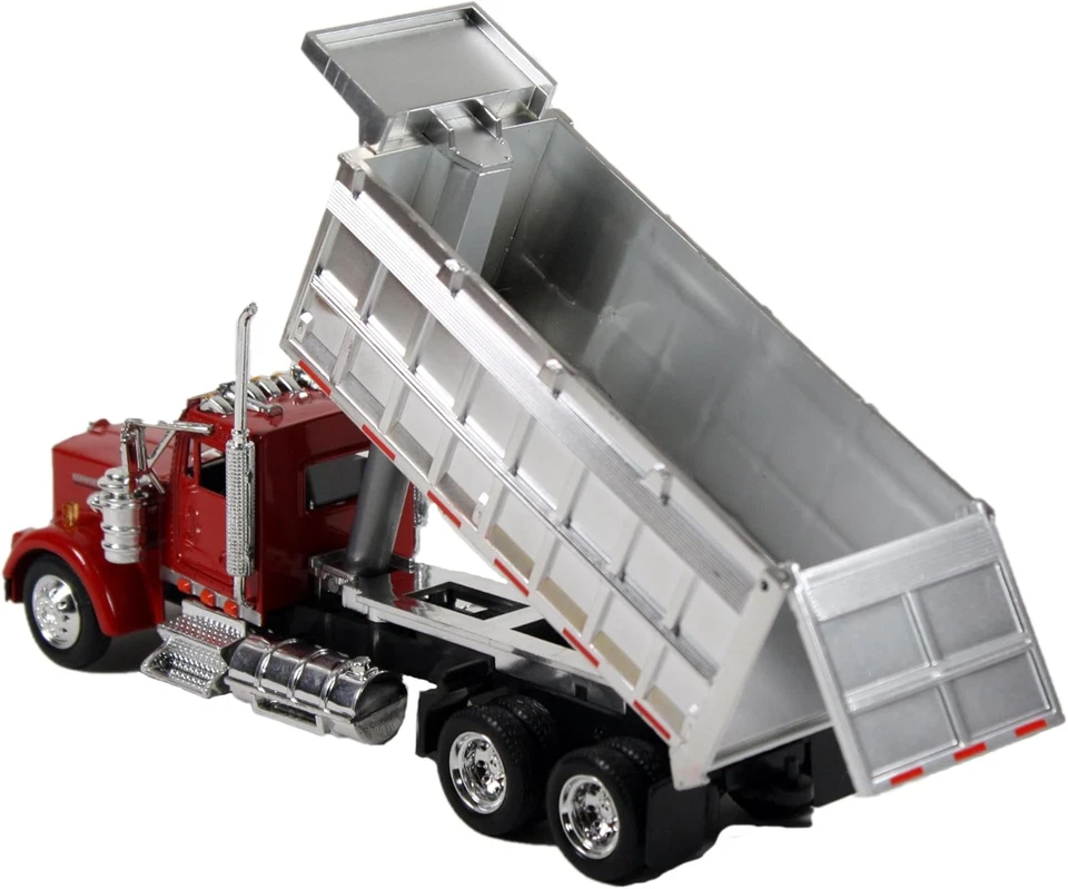 Camión de volteo doble Kenworth W900 1/43 D/C, el color puede variar Foto 3 de 4