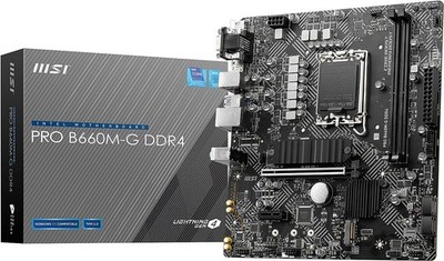 MSI PRO B660M-G DDR4 Mainboard Intel Sockel 1700 Intel B660 USB 3.0 M.2