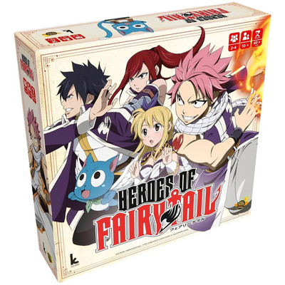 Heroes of Fairy Tail - Adventure Anime Board Game for Family, Adults & Child