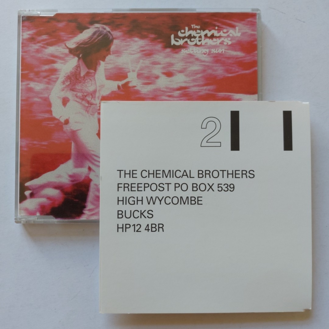 THE CHEMICAL BROTHERS – Setting Sun - 4 Track CD single (Noel Gallagher Vocal)