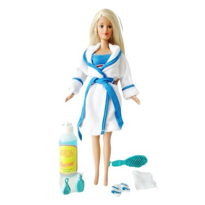 Barbie バービー 人形 Bath Boutique 1998 バスローブ Bath Boutique Barbie Doll with Bubble Bath 1998 Mattel 22357 | eBay