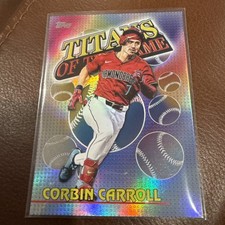 Topps 2026 Titans of the Game Holo Insert Corbin Carroll Arizona Diamondbacks