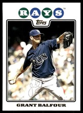 Grant Balfour 2008 Topps Updates & Highlights #UH48 Rays MLB READ FREE SHIPPING