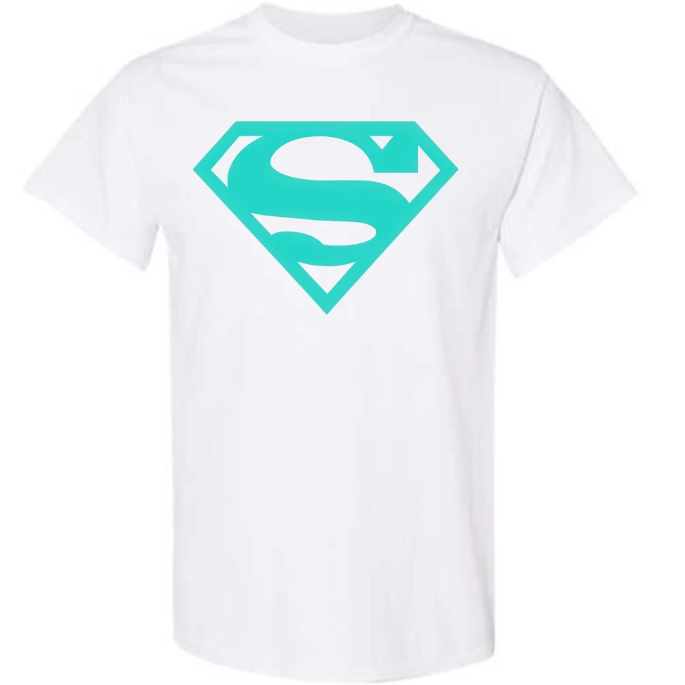 Camiseta con Logotipo de Superman Blanca Camiseta Gráfica de Héroe Icónico Unisex Tallas S-2XL Foto 3 de 4