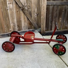 Rare Vintage Parsons Modern Speedy Irish Mail Pedal Cart Car Gear Propelled