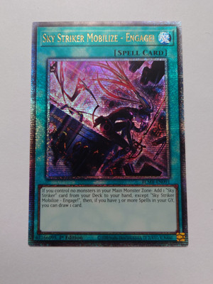 SKY STRIKER MOBILIZE ENGAGE ALT ART BLMR-DE043 QUARTER YUGIOH *NEU & MINT*
