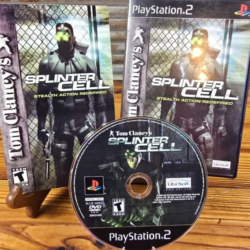 Splinter Cell Sony PlayStation 2 PS2 2003, CIB, Tested Super Minty