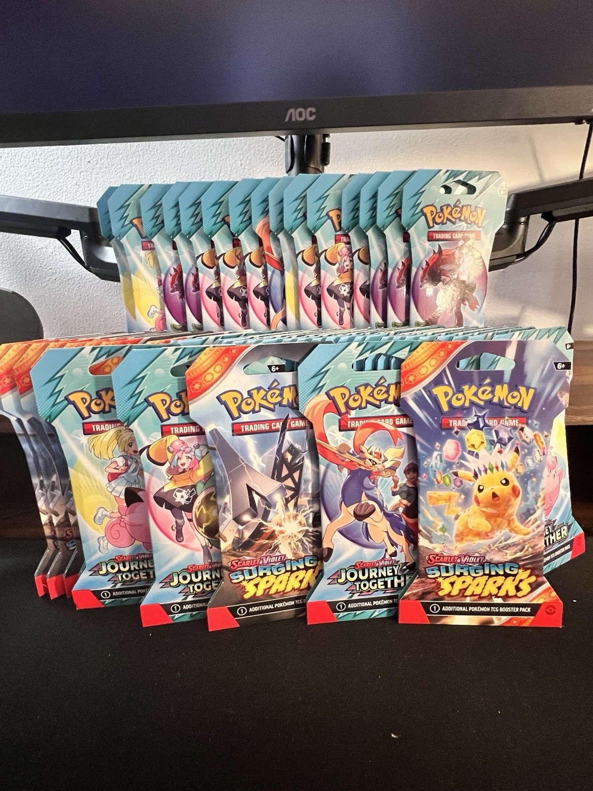 Pokémon TCG Booster Pack | Journey Together or Surging Sparks | Factory Sealed