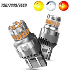 2X 7440  T20 W21/5W LED Birne Auto Blinker Bremslicht Lampe Glühbirnen