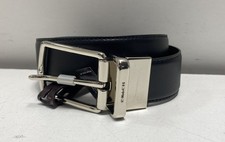 Coach Men's Modern Harness Center Stitched Reversible Leather Belt OS F64824