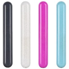 4 Pack Toothbrush Cases Travel Toothbrush Holder Gray, Purple, Blue, Beige