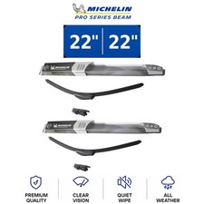 Juego de 2 escobillas limpiaparabrisas Michelin Pro Series Beam 22"/22" para Dodge Caravan 95