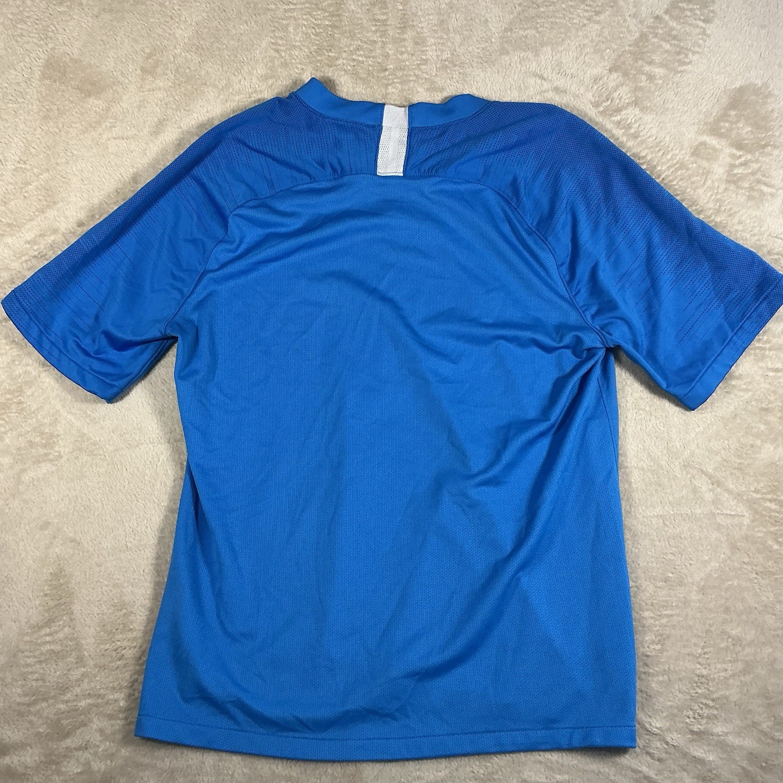 Nike Dry Fit T Shirt Top Tee Blue XL Extra Large image 2