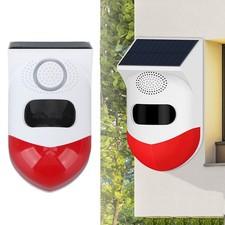 Outdoor Solar Motion Sensor Alarm Outdoor Solar Powered Safety Wireless Alarm