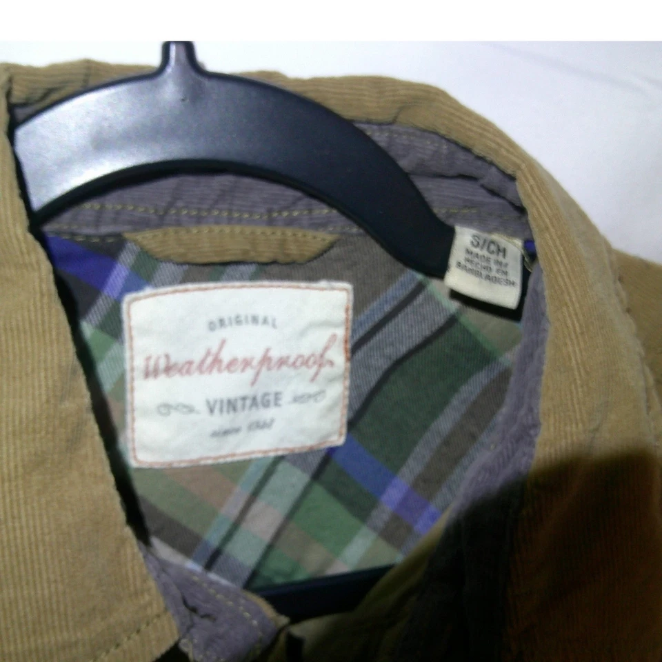 Weatherproof Vintage Mens Corduroy Button Down Shirt Casual Small - Image 3 of 3
