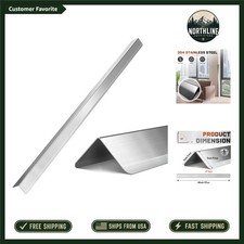 Set of 6 48" Stainless Steel Wall Corner Protectors for Safety Style