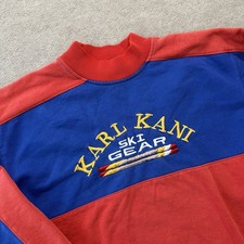 Karl Kani Ski Gear Men s Sweatshirt Size L 90 s Y2K