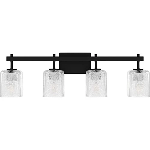Matte Black  Bathroom Vanity Light from the Brenthouse Collection - Picture 2 of 5