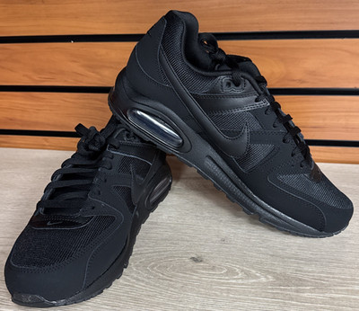  Nike Air Max Command Triple Black Running Shoe 629993-020 Men s 9