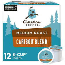Caribou Coffee Caribou Blend Keurig Single-Serve K-Cup Pod, Medium Roast Coffee,