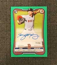 2026 Bowman Connelly Early Green Paper RC Auto /99 Red Sox PRV-CE