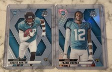 2 - MOSAIC JAGUARS TRAVIS HUNTER RC’S SILVER PRIZM VARIATION, BASE