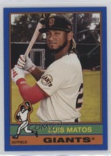 2025 Topps Heritage Dark Blue Border Luis Matos #113 1i5e