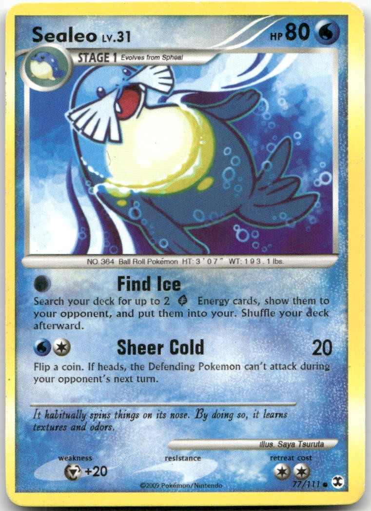 Sealeo 77/111 Common Rising Rivals Pokemon MP