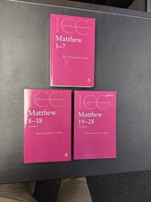 International Critical Commentary On Matthew ...