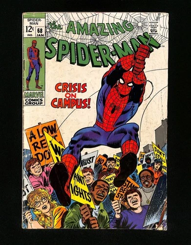 Amazing Spider-Man #68 VG 4.0 Kingpin Appearance! Romita! Marvel 1969