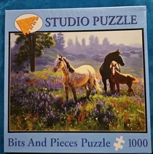 studio puzzle bits and pieces Brand New 1000pc Majestic Horse Family 