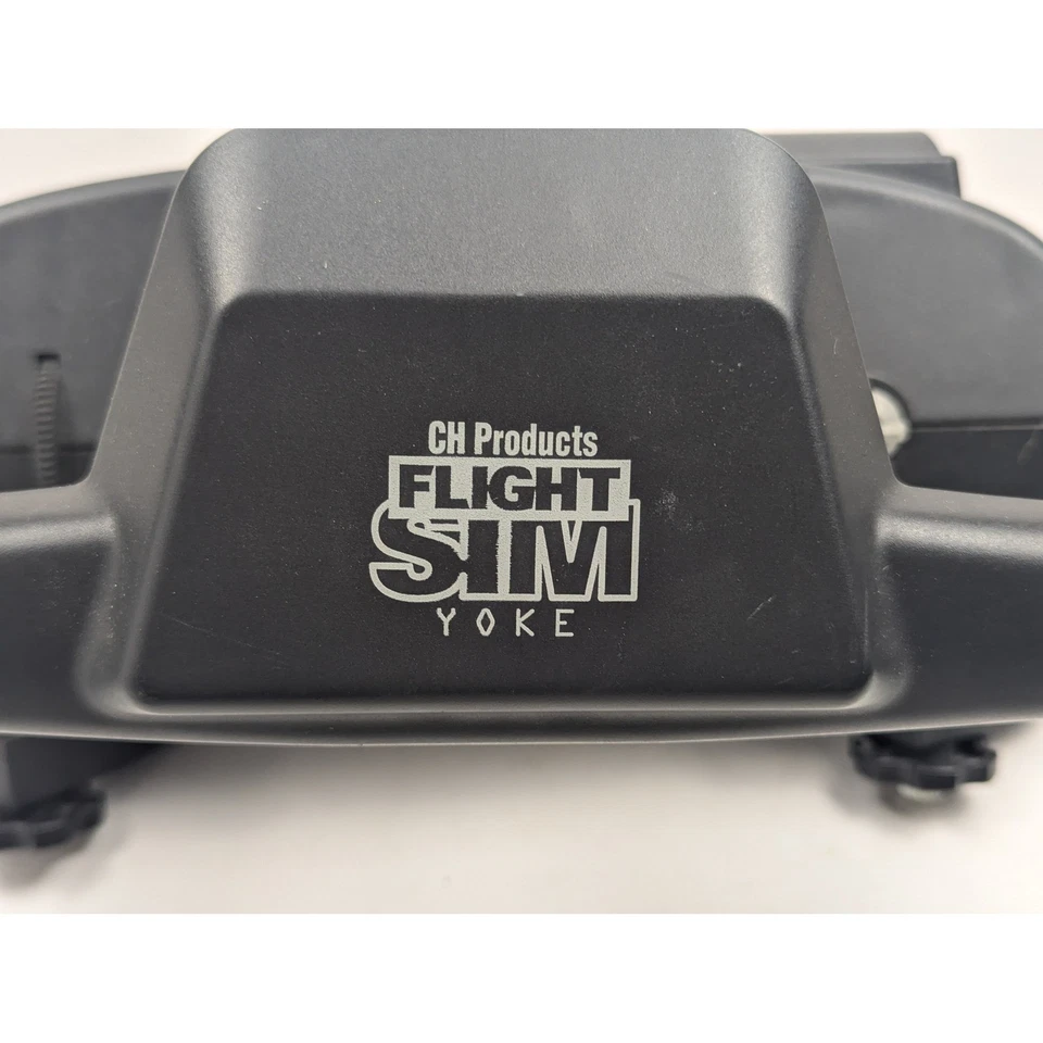CH Products Flight Sim Yoke PC Game Controller Simulator - Image 2 of 4
