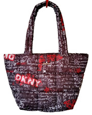 DKNY Nylon Word Tote Bag