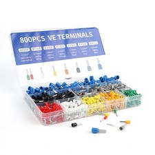 Insulated Wire Ferrule Crimp Terminals Assortment Cable End Connector Kit