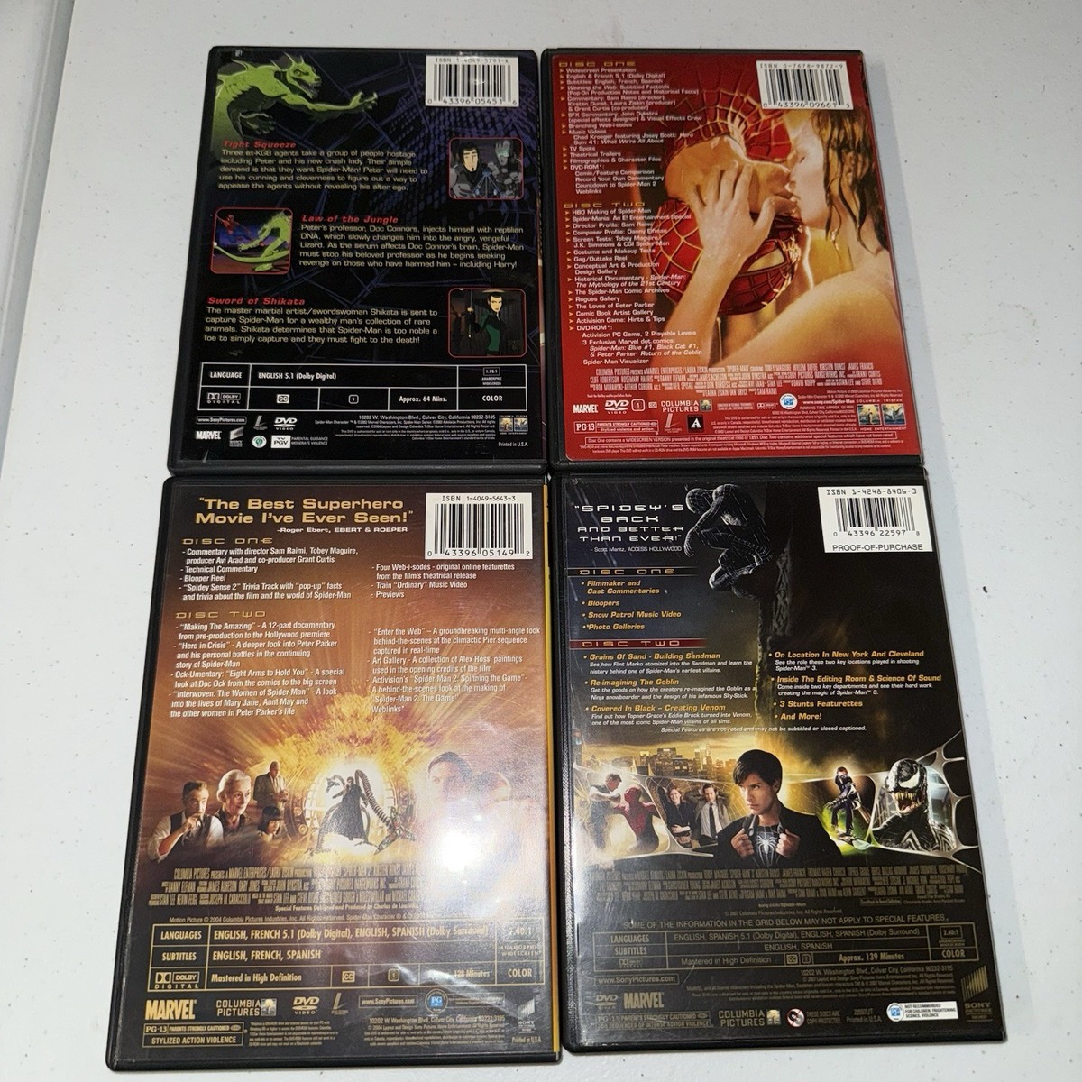 ミラーマン　DVD BOX Special price Marvel Spider-Man 1, 2, 3, And Animated! DVD Set Widescreen