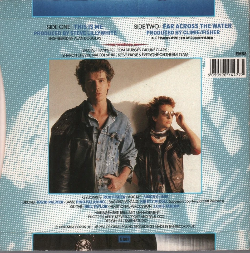 Climie Fisher This Is Me 7" vinyl UK Emi 1988 in pic sleeve EM58 - Image 2 of 3
