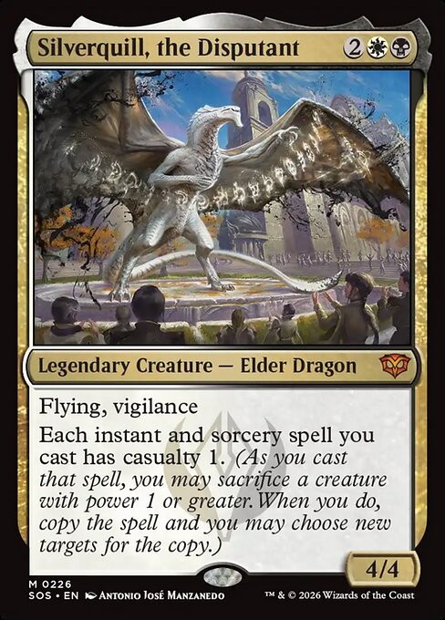 Silverquill, the Disputant - Secrets of Strixhaven (Near Mint, Non-Foil)