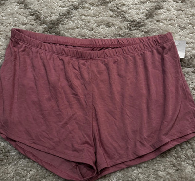 GRAYSON/THREADS WOMENS SLEEP SHORTS  PAJAMAS  PINK LARGE
