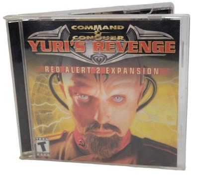Command & Conquer Yuri's Revenge Red Alert 2 Expansion PC Game CD Westwood EA